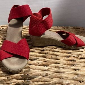 Red Heeled Sandals, US Size 9